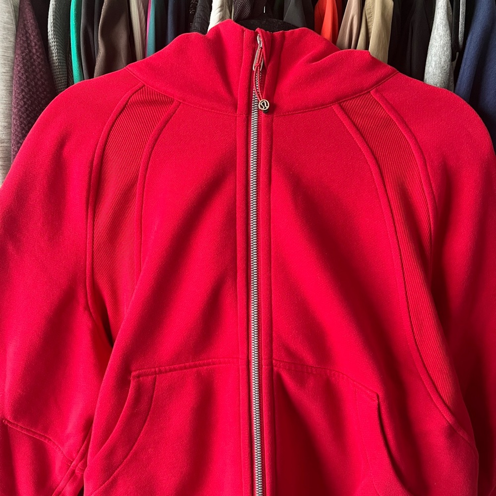 lululemon oversized full zip scuba hoodie